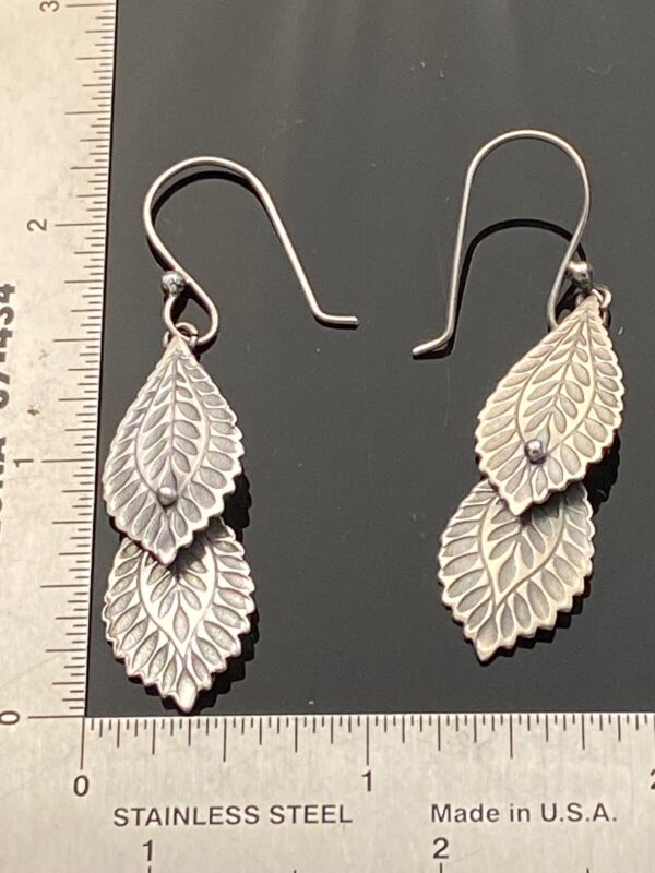 Boho Leaf Earrings - Image 2